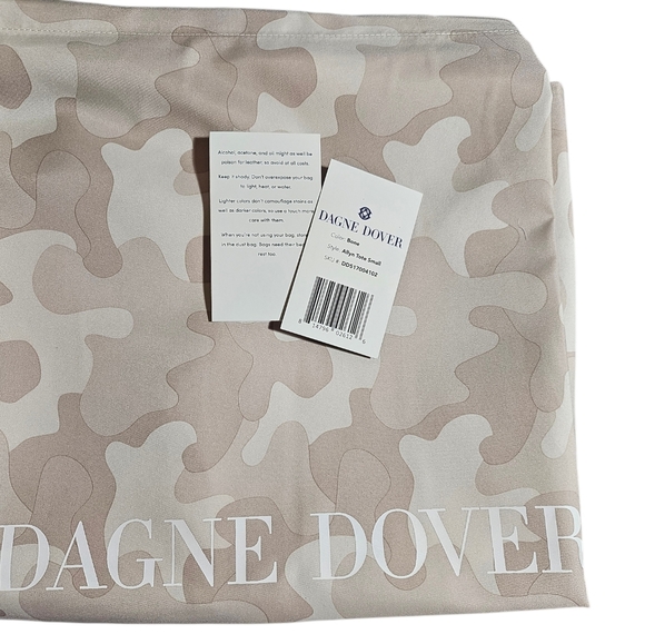 NEW Dagne Dover Small Allyn Leather Tote Bone - Picture 2 of 8